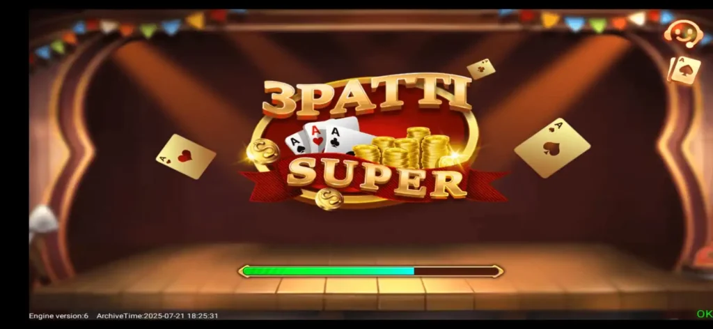 Teen Patti Super Gameplay Interface